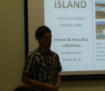 ISLAND - cestovatelský večer v KSD 19.10.2012