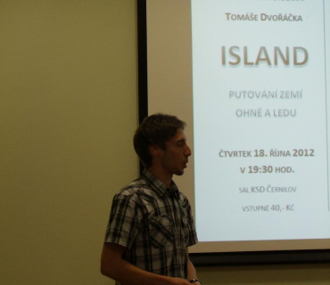 ISLAND - cestovatelský večer v KSD 19.10.2012