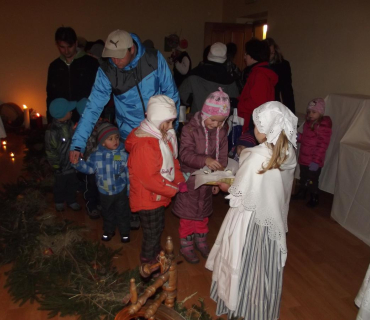 24.11.2011 Průvod světýlek a prohlídka staročeské světnice