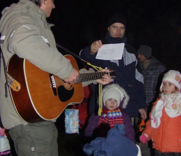 Průvod světýlek na uvítání Adventu 2011 