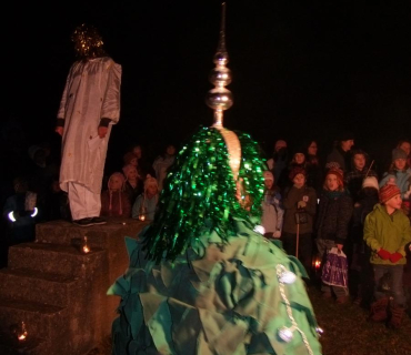 Průvod světýlek na uvítání Adventu 2011 