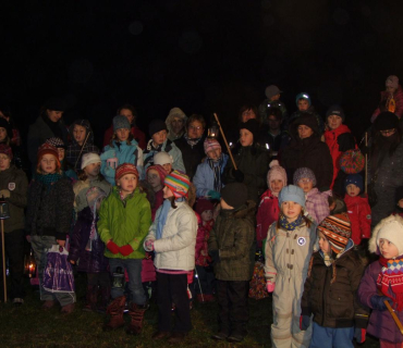 Průvod světýlek na uvítání Adventu 2011 