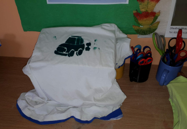 2.6.2020 - Malujeme na textil