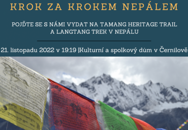 Krok za krokem nepálem - cestopisná přednáška 21. 11.<br>