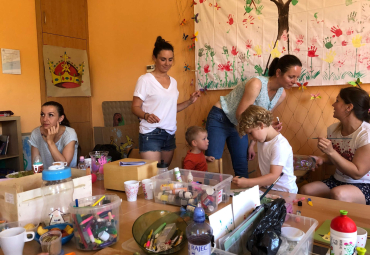 23.6.2020 - tvoření na závěrečný Dvoreček