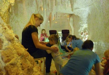 Dvoreček 10.10.2017 v solné jeskyni