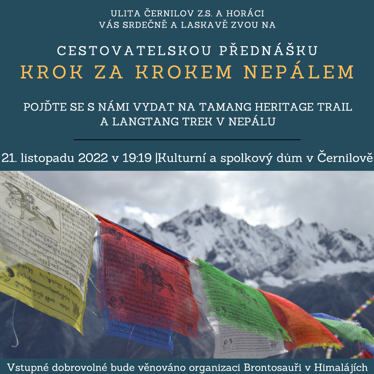 Cestopisná přednáška Nepál